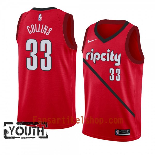 Portland Trail Blazers Trikot Zach Collins 33 2018-19 Nike Rot Swingman - Kinder Portland Trail Blazers Trikot Zach Collins 33 2018-19 Nike Rot Swingman - Kinder